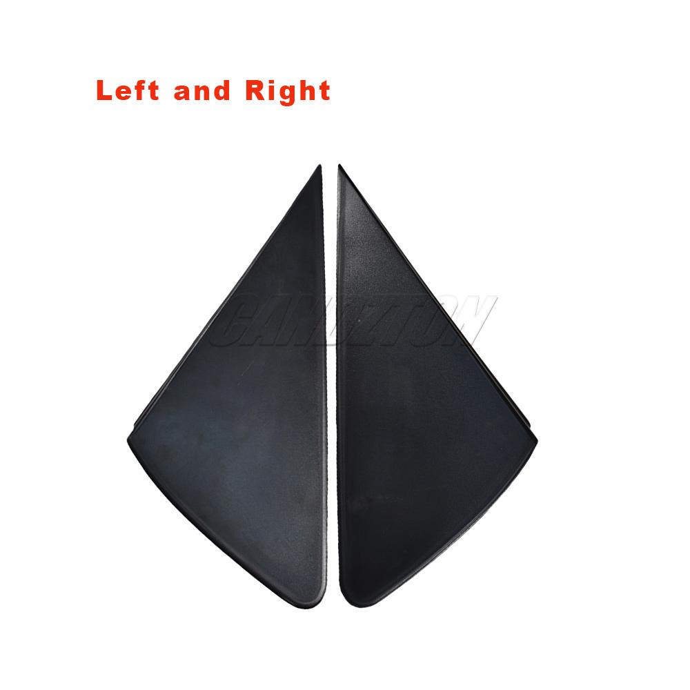For Mercedes-Benz A-Class W169 New 1 Pair Wing Side Door Mirror Panel Trim L/R ABS Black A1696900187 A1696900287 Car Accessories