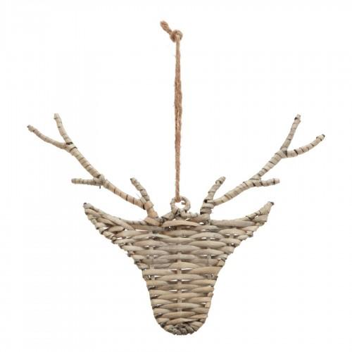 Hill Interiors The Noel Collection Wicker Reindeer Christmas Decoration