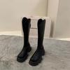 Thick-Soled Martin Boots Korean Original Single Skinny Knight Boots Shoes Women'S Snow Boots