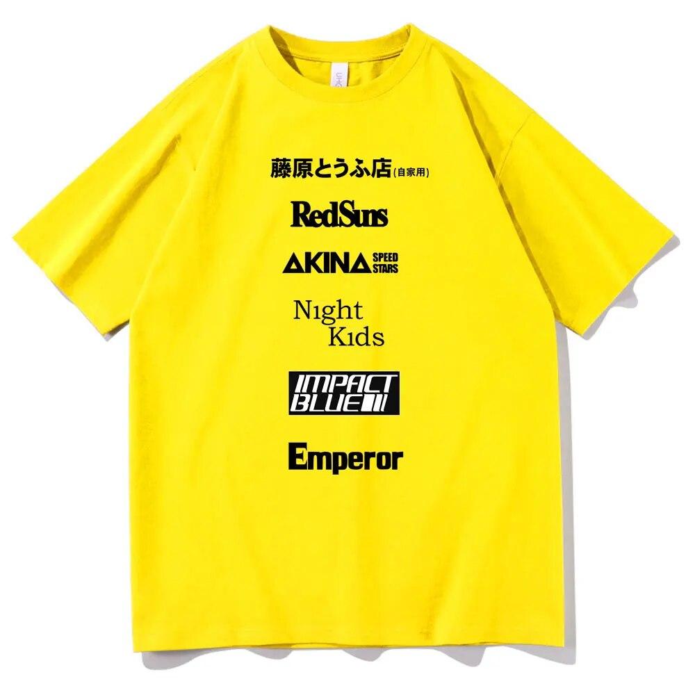 

Японское аниме Drift AE86 Initial D Графическая футболка Летняя женская унисекс Винтажная повседневная футболка Unisexga Футболки унисекс в стиле хип-хоп с короткими рукавами 4XL