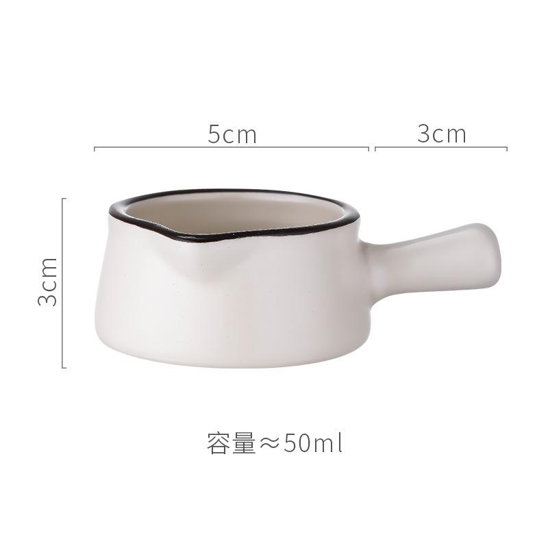 1Pc Ceramic Dishes Seasoning Dipping Bowl Ceramic Dish Trinket Plate Sauce Dish Dish for Kitchen