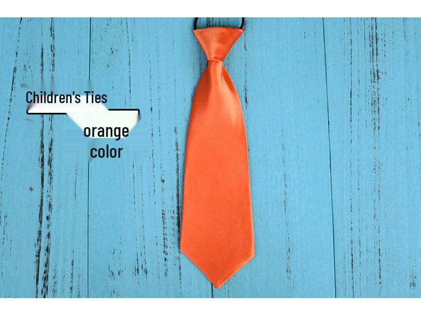 Barne slips uten stryk i svart for gutter og jenter - Skoleuniform og sceneklær