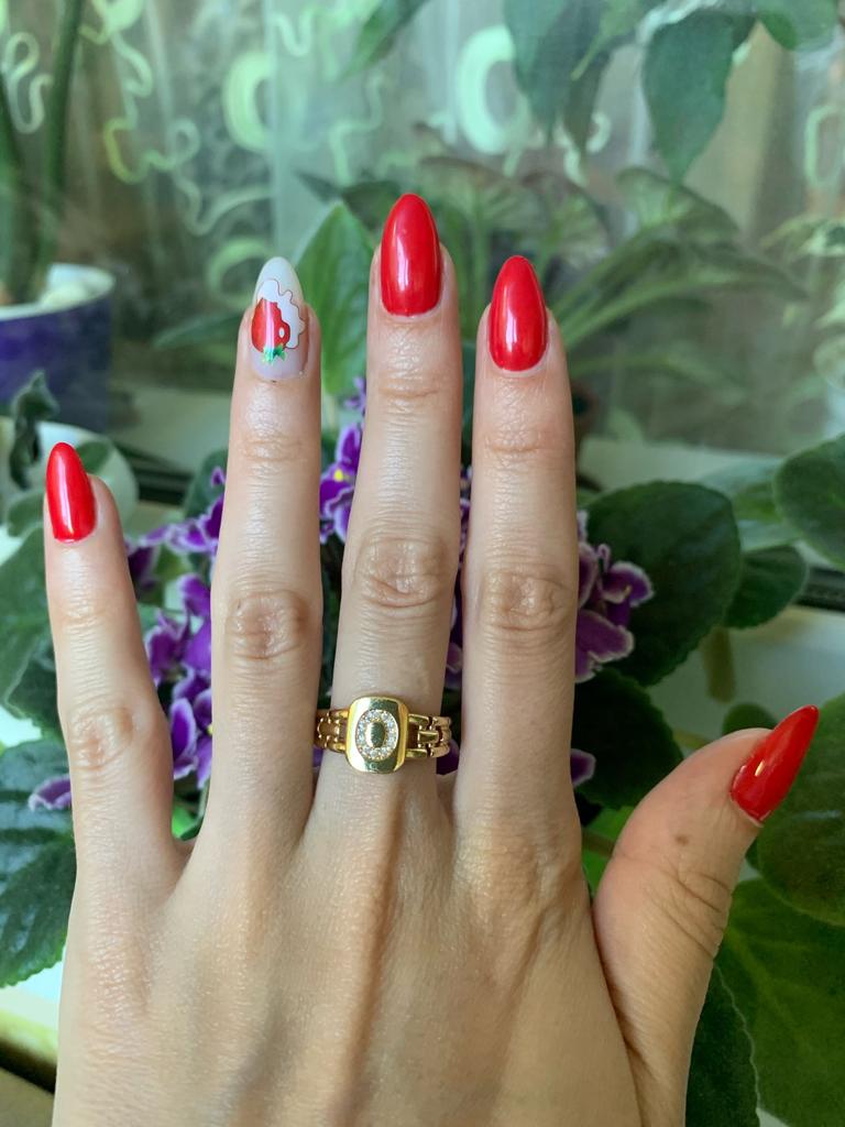 New Arrival Fashion Gold Color Initial Ring Open Design Adjustable Hot Sale Watchband Chain A-Z Letters Zircon Rings For Women