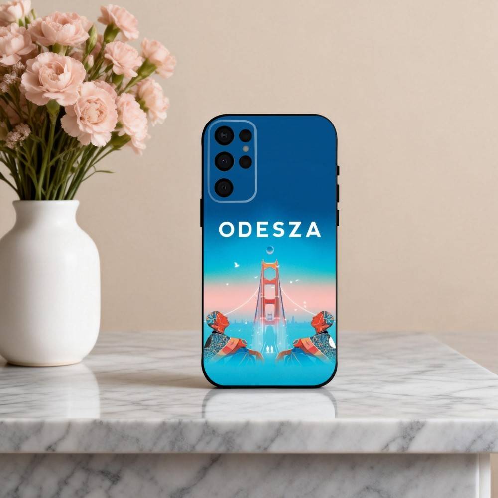 Electronic O-ODESZA-A Band Phone Case For Samsung S25,S24,S21,S22,S23,S30,Ultra,S20,Plus,Others Soft Black Cover