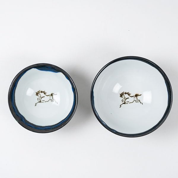 

Охори Сома Варе Мацунага Килн Пиала Черная Парная Набор для пары чёрный