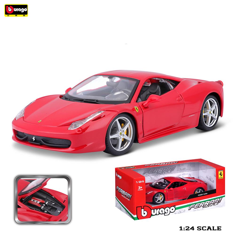 

Ббураго 1:24 Модель из сплава кабриолета Ferrari 458