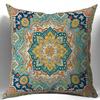 pc Bohemian Ethnic Mandala Decorative Cushion Cover D Print Polyester Pillow Case for Sofa Bed Car Office Home Decoration