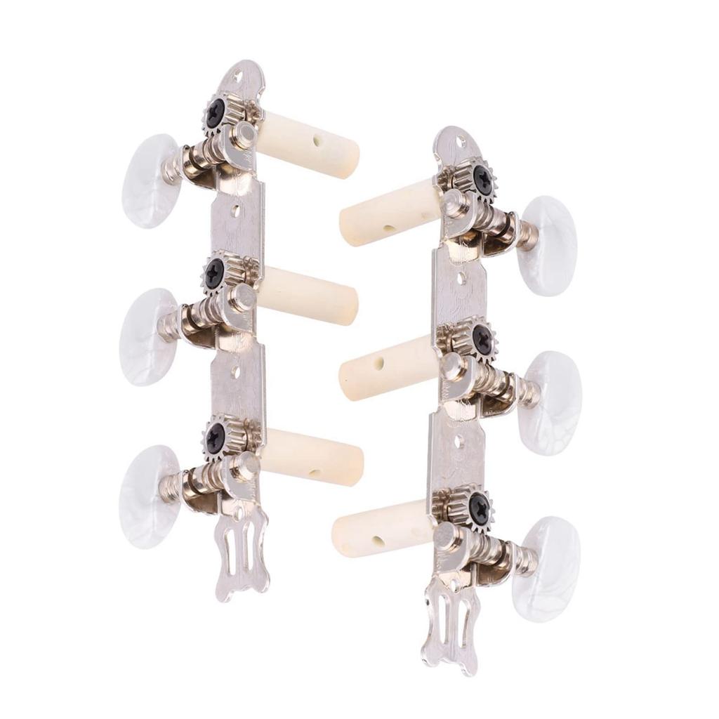 Akozon 33 Acrylic Classic Guitar String Tuning Pegs Tuner Machine Heads Guitar Machine Heads L R Vintage Keystone Tuning Key Peg Tuner Set Classic