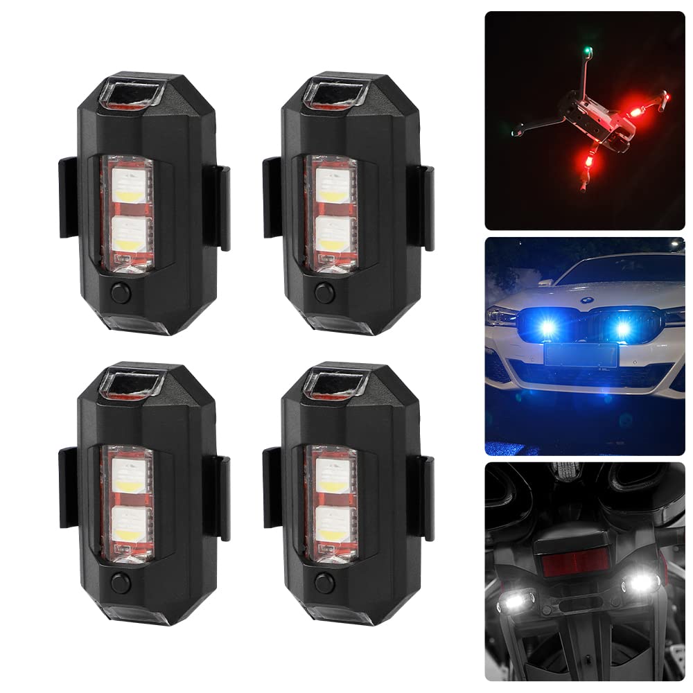 Catland LED Drone Strobe Light RGB Warning Light 7 Colors