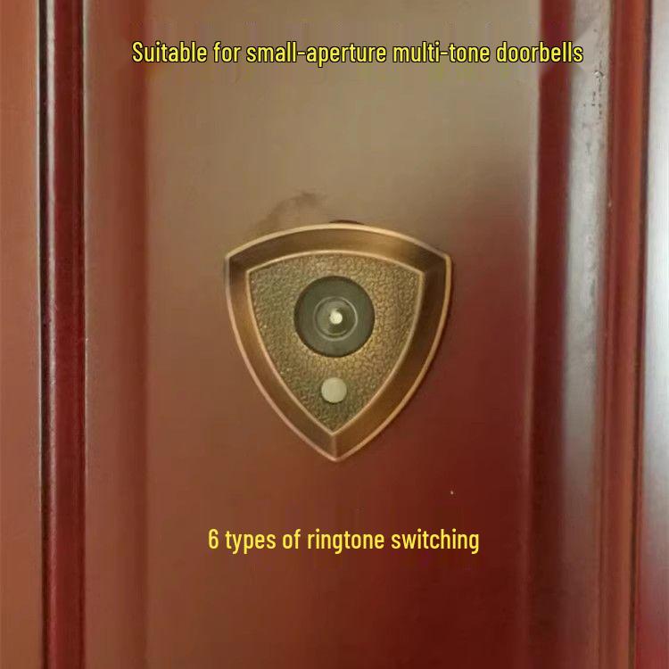 Universal Anti-theft Doorbell with Integrated Anti-peep Viewer