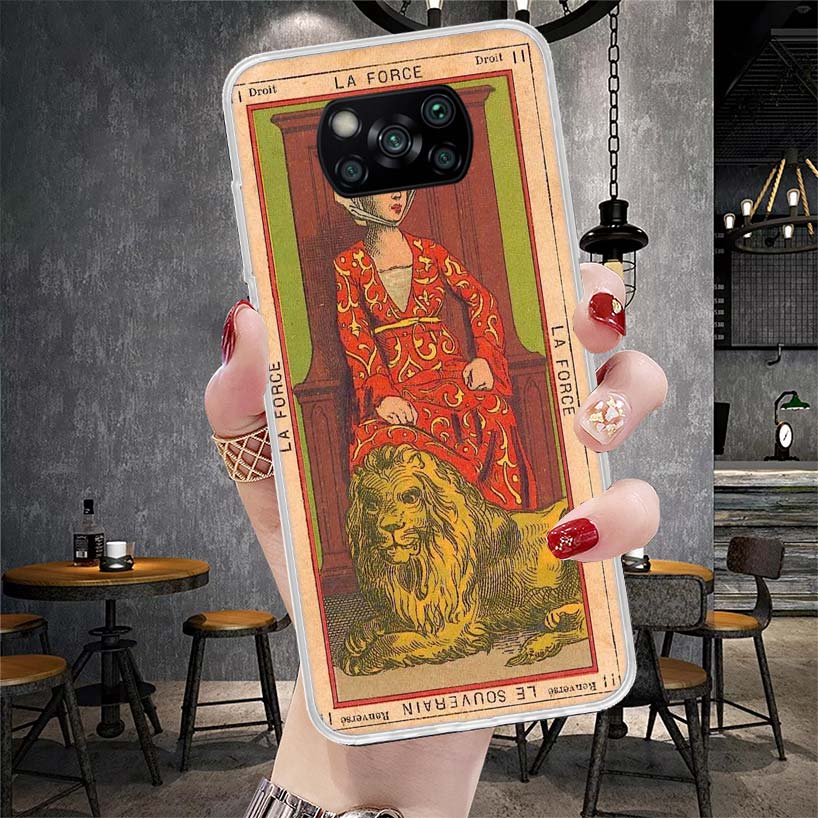 Tarot Cards Reading Art Soft Phone Case For Xiaomi Redmi 15C 15 13C 13 Poco X5 X6 X7 F7 Ultra M7 12C 12 10 10C 9C 9A 9T 9 Fundas