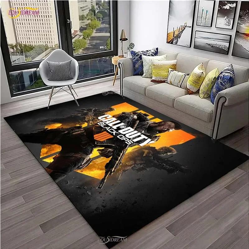 Call of Duty Game Carpet Living Room Bedroom Sofa Coffee Decorat Yoga Area Rugs Kitchen Door Un-Slip Mats Alfombra Birthday Gift