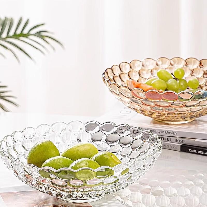 Nordic Style Crystal Glass Fruit Plate