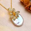Freshwater Natural Pearl Necklace For Women,Pearl necklace Wife Engagement Birthday Gift