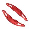 2pcs Car Steering Wheel Paddle Shifter Extension Caps Red Replacement for Mazda 3 2014‑up