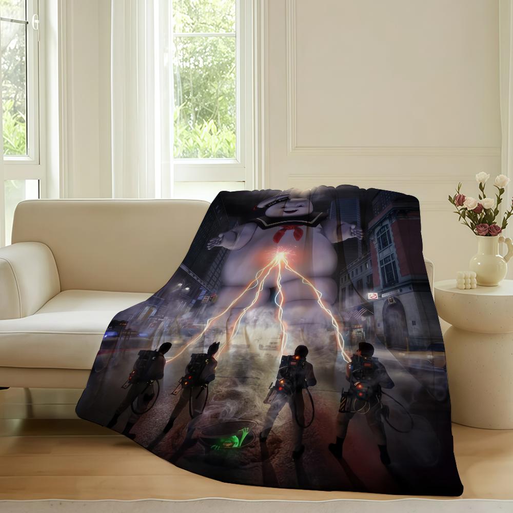 Classic Film G-Ghostbusters-S Cool Blanket Warm Soft Suitable For Bedroom Sofa Bed Living Room Office Travel Camping Gifts