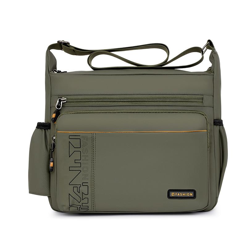 

Men s Bag Lightweight Shoulder Bag Sports Outdoor Crossbody Bag зелений