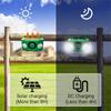 Solar Ultrasonic Animal Repeller Outdoor Waterproof Motion Sensor Pest Deterrent with Flashing LED Lights for Garden Yard Patio Protection