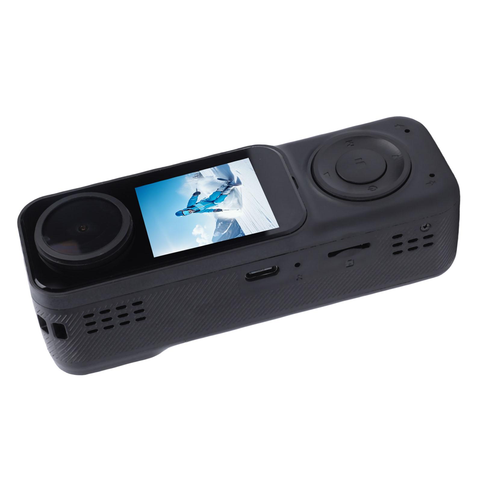 

4K DV Camera Front Rear Dual Lens with WiFi 1.53 Inch Screen Vlog Camera for Cycling Travel Electronic Image Stabilization