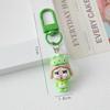 Cute Cartoon Resin Crying Girl Keychain - Doll Pendant for Bags, Backpacks, and Phones - Ideal Student Couple Gift