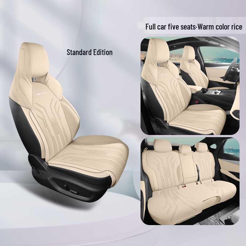 BYD Seal 06 GT Suede Car Seat Cushion - All Seasons, Breathable, Half-Wrapped Specify Car Model Year