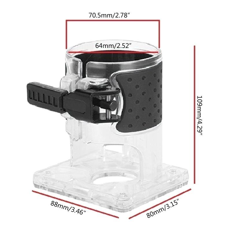 652F Trimming Milling Machine Woodworking Cutter Electric Trimmer Plunge Router Base