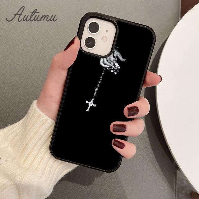 Bible Jesus Christ Christian Cross Phone Case for iPhone 11 12 13 14 Pro Max Mini XR XS SE 2020 6S 7 8 Plus Galaxy S21 S22 Cover