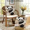 2pcs 3D Embossed Style Panda Throw Pillow Cover Cute Animal Cushion Case for Home Sofa Bedroom Decor Cushion Cover
