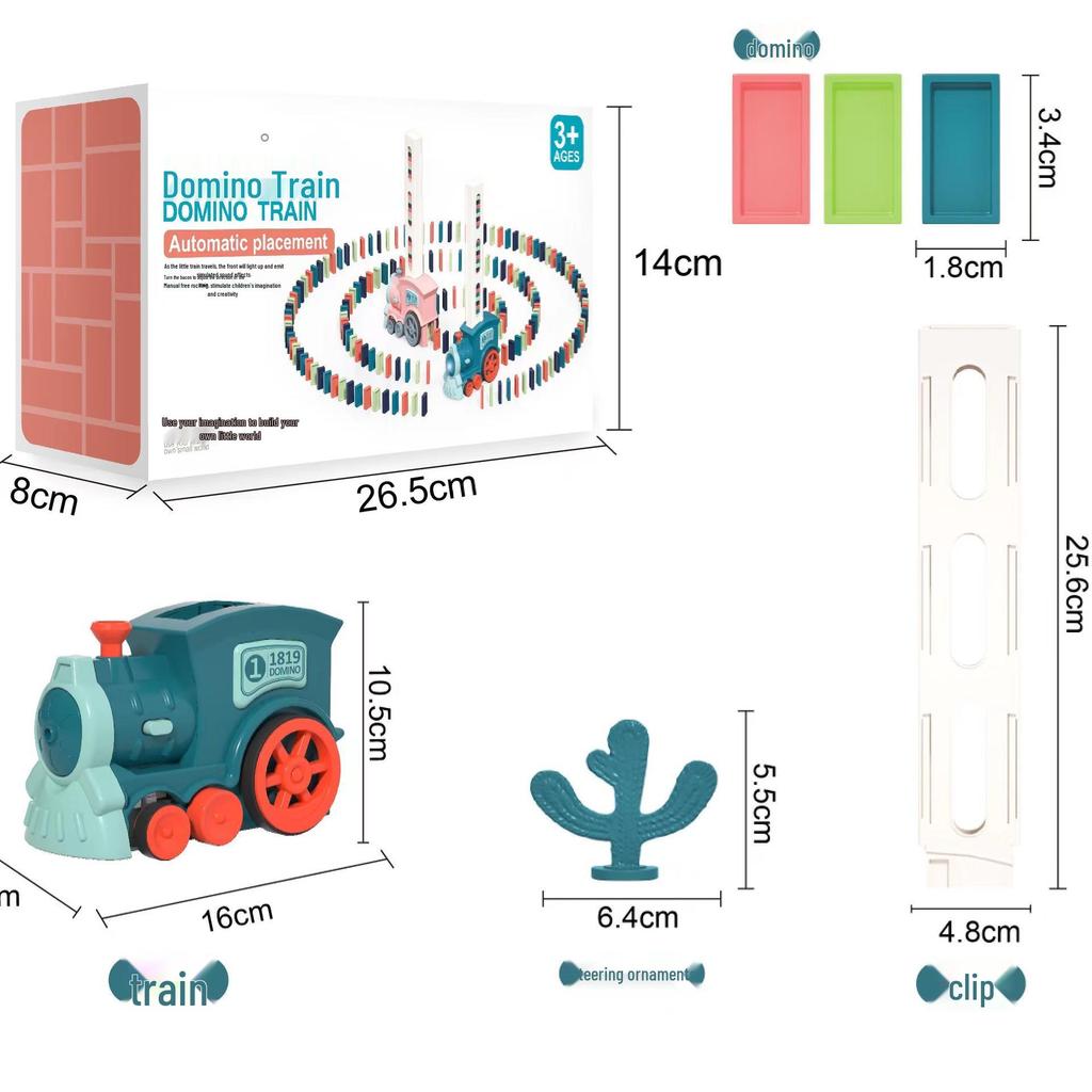 Domino Electric Train Building Blocks - Fun Educational Toy for Kids