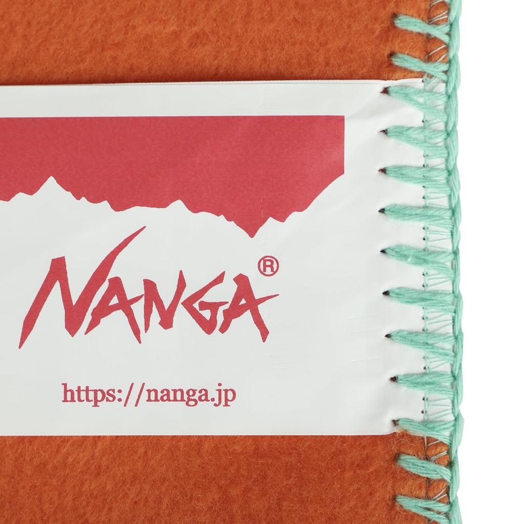NANGA GOOD SLEEP BORDER COTTON OLIVE BLANKET, Small, NZ2254-4C424,