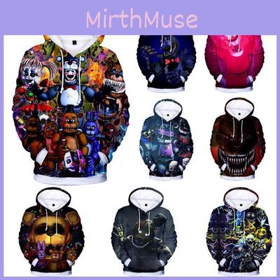 Cozy Anime Five Nights At Freddy's Hoodie Pullover With Soft Comfortable Fabric