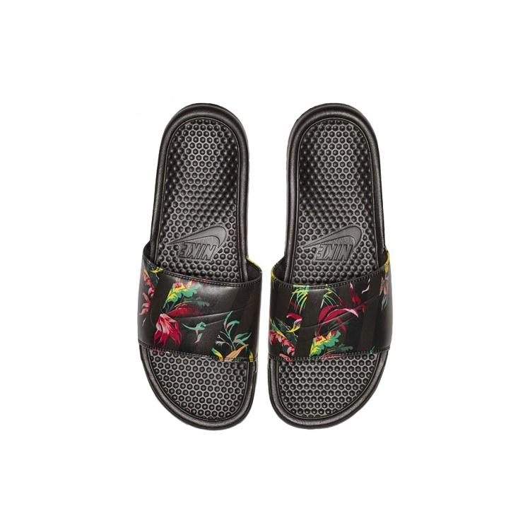 Nike Benassi JDI Print Slide 'Black Tropical' Men's 631261-023
