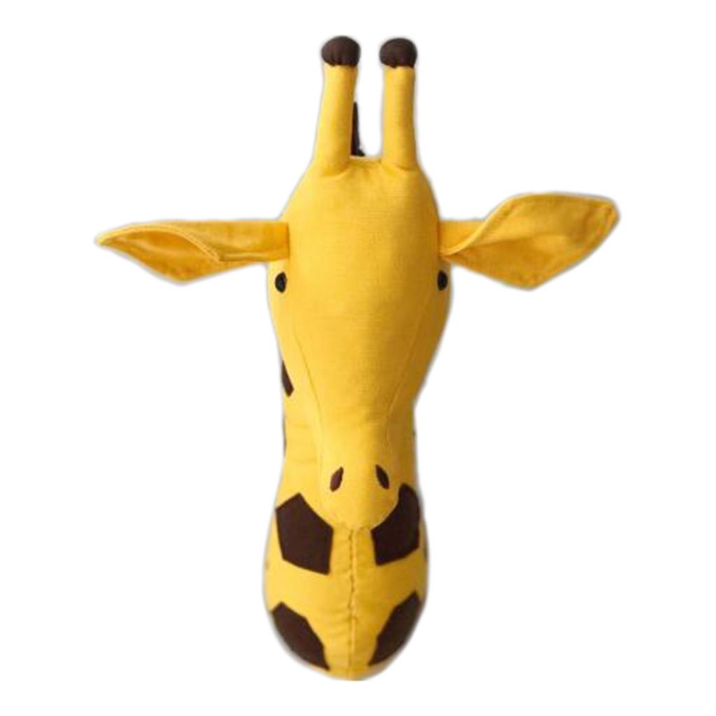 Jungle Forest Giraffe Stuffed Animals Wall Mount Giraffe Wall Decoration Girls 1