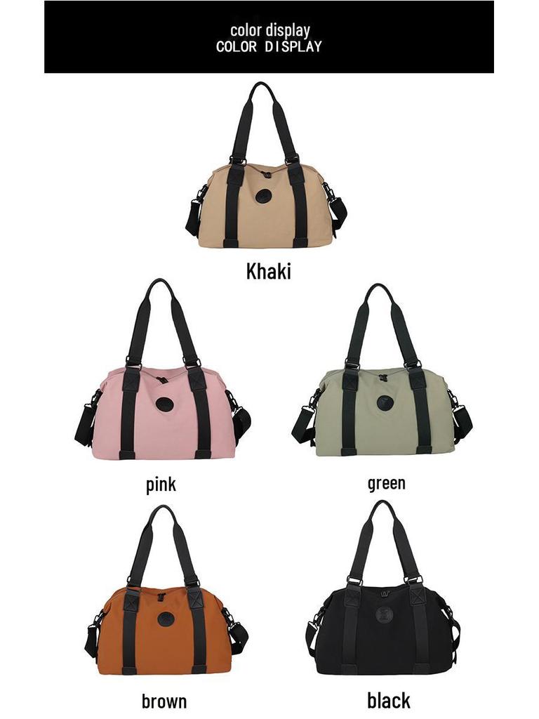Large Capacity Travel Bag with Wet/Dry Separation for Yoga, Swimming, and Business Trips - Wear-Resistant, Lightweight Crossbody Handbag Luggage.