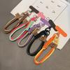 Collision Color Woven Phone Case Keychains Universal Hanging Rope Short Handheld Pendant Keyrings Anti Fall Versatile Wristband