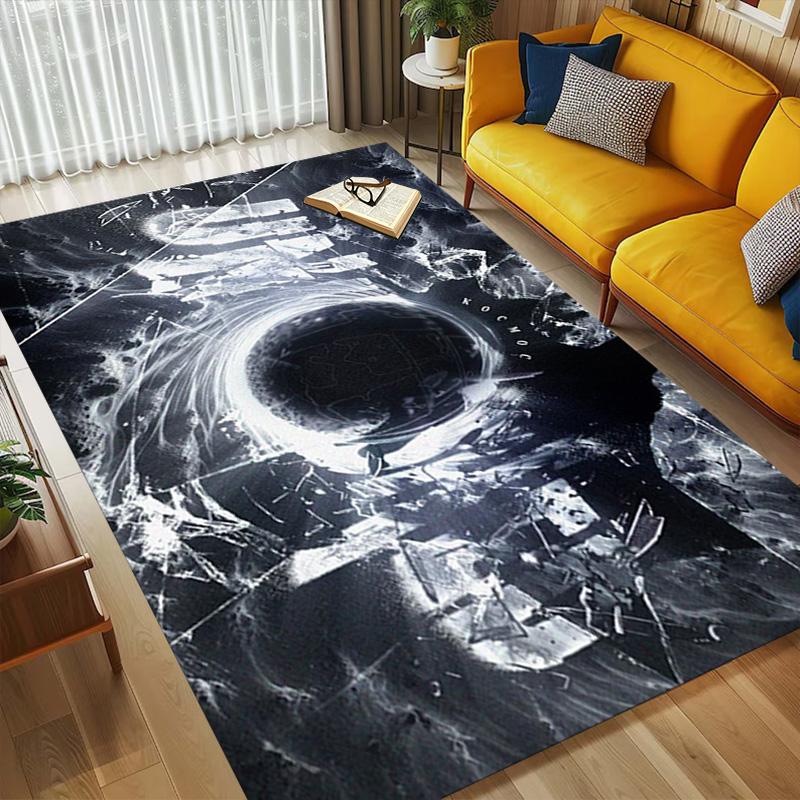 Black Hole Living Room Nonslip Area Rug Soft Carpet For Bedroom Game Playroom Sofa Office Home Decor Doormat Christmas Gift C9291234