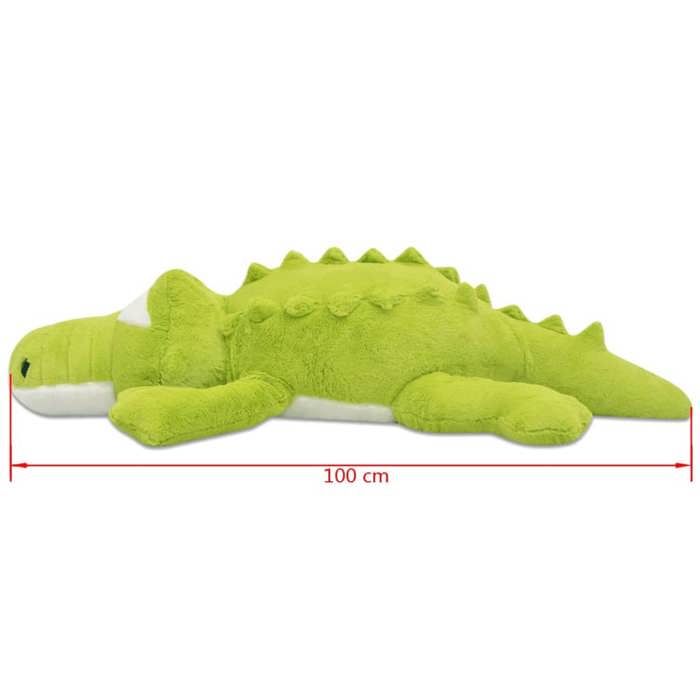 VidaXL Crocodile jouet en peluche XXL 100 cm 80190