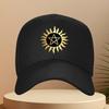 Mystical Sun Pentagram Baseball Cap Unisex Adjustable Polyester Outdoor Casual Sun Hat
