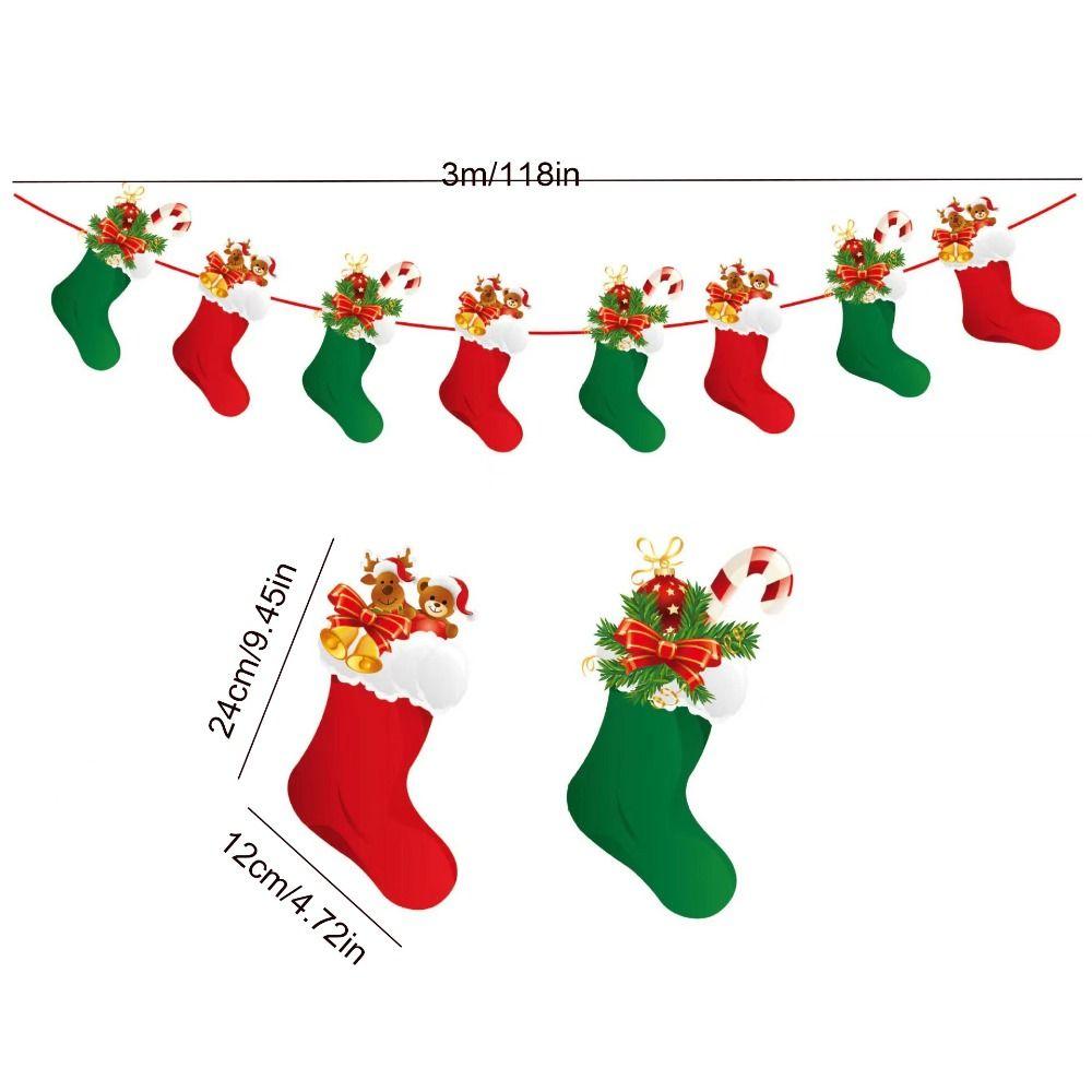 Moș Crăciun/om de zăpadă/pom de Crăciun Bannere pentru steagul din hârtie de Crăciun Banner suspendat pentru vacanță