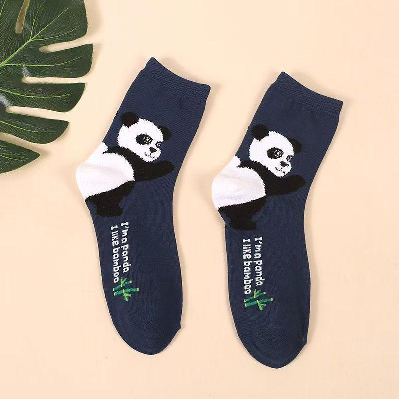 Korean Style Women s Cartoon Animal Mid-Calf Socks - Harajuku Cute Personality Mid-Calf