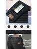 Wthinlee Men's Mid-High Waist Straight Leg Jeans - Spring & Autumn Business Casual Trendy Long Pants