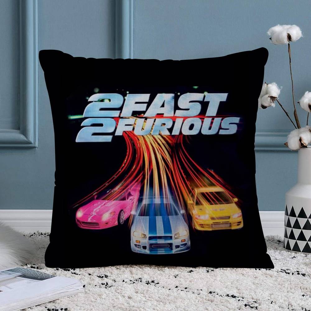 FFast and FFurious Pillowcase Toon Gift Cushion Cover Bedroom Home Sofa Chair Seat Decor Pillow Case
