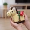 Chinese Style Vintage Pony Plush Keychain PP Cotton Chinese Horse Plush Keyring  Birthday Gift