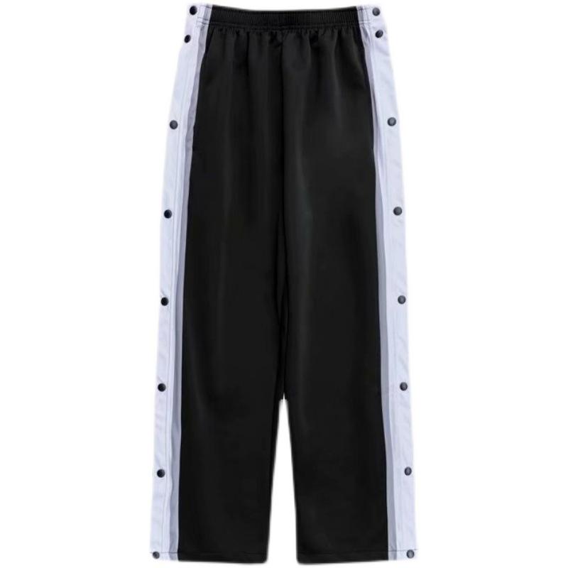Men's Color Block Straight-Leg Basketball Sweatpants - Spring/Autumn Casual