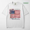 Red White BlueberriesShirt_ USA Flag Patriotic Tee Y2k Short Sleeves Classic Oversized Unisex Harajuku high quality