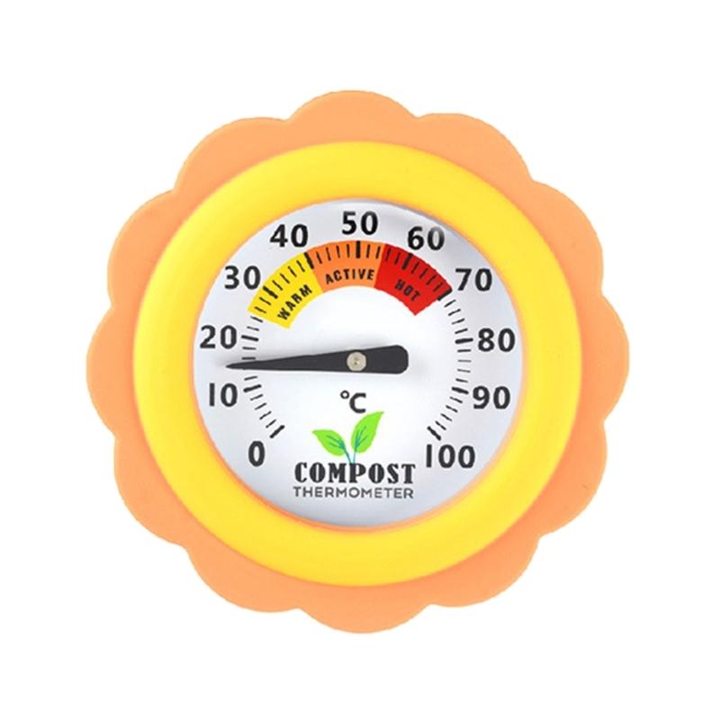 

Steel Soil Thermometers with High Accuracy & Waterproof Design Temperature Meter for Garden Flower Bed & DIY Compost