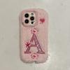 Autumn and Winter Plush Butterfly Flower Mobile Phone Case for Apple 16PROMAX Trend 15 Fine Holes 12 Letters Bracket 11