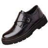 New light luxury business dress men's versatile casual leather shoes men's one-pedal Velcro fashion men's leather shoes