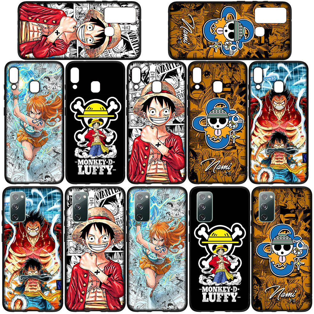 Phone Case for iPhone 17 15 16 Plus Xiaomi Poco X7 X6 F8 F7 M8 C85 C75 Redmi Note 14 12 11 13 Pro Max A4 14C 13C 15C Coque Nami One Pieces Luffy Cover
