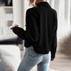 Women's Fashion Casual Loose Solid Color Slim Long-Sleeved Jacket
